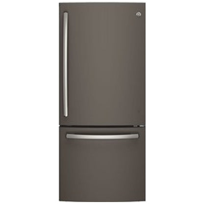 GE GDE21DMKES Bottom Freezer Refrigerator, 30 inch Width, ENERGY STAR Certified, 20.9 cu. ft. Capacity