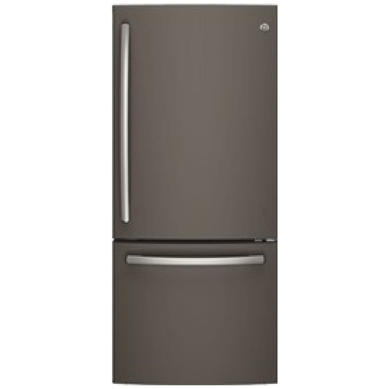 GE GDE21DMKES Bottom Freezer Refrigerator, 30 inch Width, ENERGY STAR Certified, 20.9 cu. ft. Capacity, Slate colour