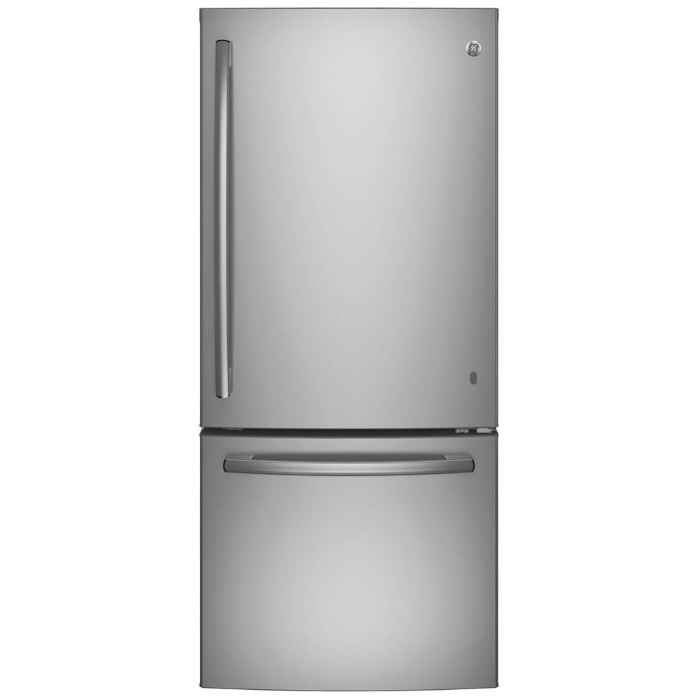 GE GDE21DMKES Bottom Freezer Refrigerator, 30 inch Width, ENERGY STAR Certified, 20.9 cu. ft. Capacity