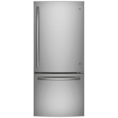 GE GDE21DMKES Bottom Freezer Refrigerator, 30 inch Width, ENERGY STAR Certified, 20.9 cu. ft. Capacity