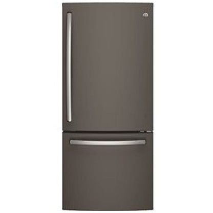 GE GDE21DMKES Bottom Freezer Refrigerator, 30 inch Width, ENERGY STAR Certified, 20.9 cu. ft. Capacity