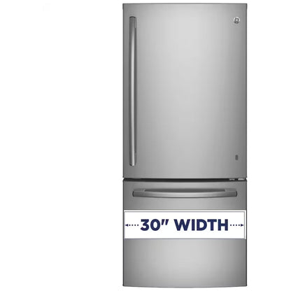 GE GDE21DYRKFS Bottom Freezer Refrigerator