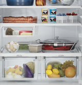 GE GDE25EYKFS Bottom Freezer Refrigerator, 33 inch Width, Ice Dispenser (Freezer Located), ENERGY STAR Certified, 24.8 cu. ft. Capacity, Fingerprint Resistant Stainless Steel colour