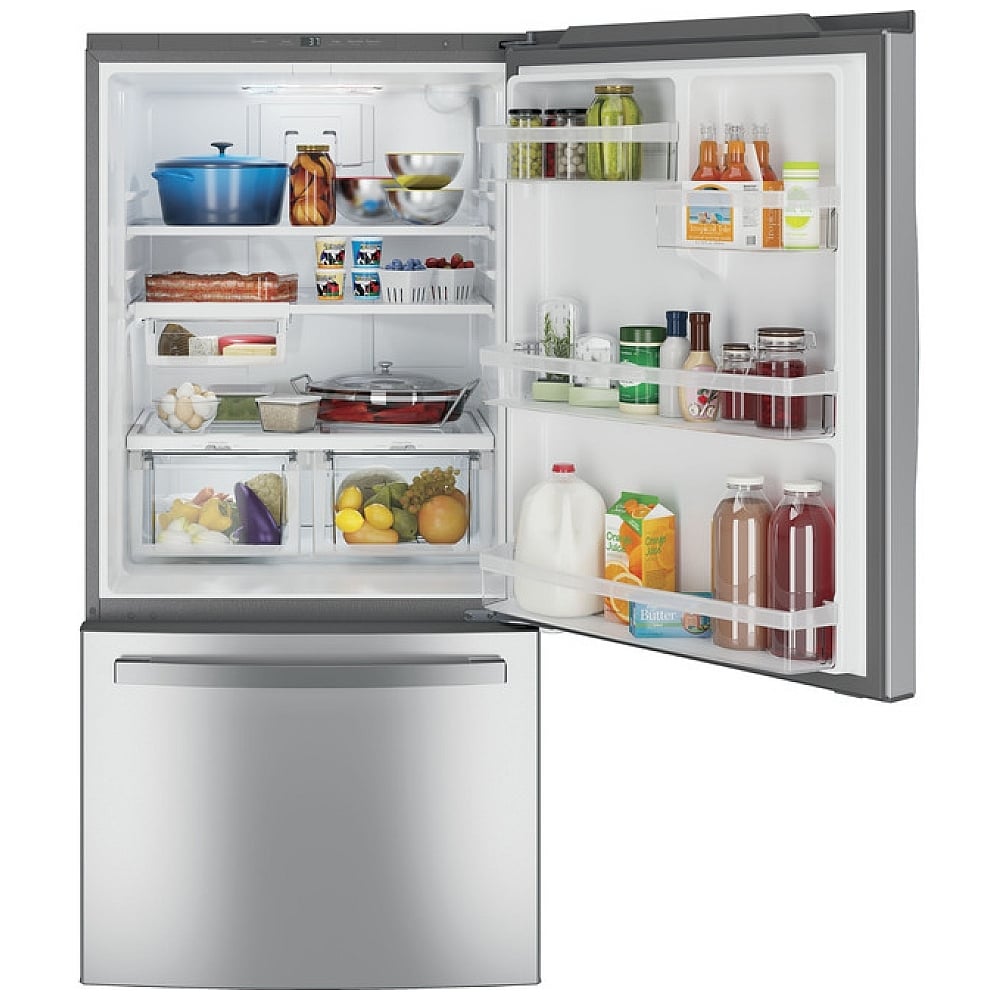 GE GDE25EYKFS Bottom Freezer Refrigerator