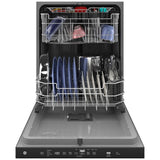 GE GDP630PYRFS Dishwasher, 24 inch Exterior Width, 50 dB Decibel Level, Fully Integrated, Plastic Interior, 5 Wash Cycles, Hard Food Disposal, 3 Loading Racks, Stainless Steel colour