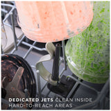 GE GDP630PYRFS Dishwasher, 24 inch Exterior Width, 50 dB Decibel Level, Fully Integrated, Plastic Interior, 5 Wash Cycles, Hard Food Disposal, 3 Loading Racks, Stainless Steel colour