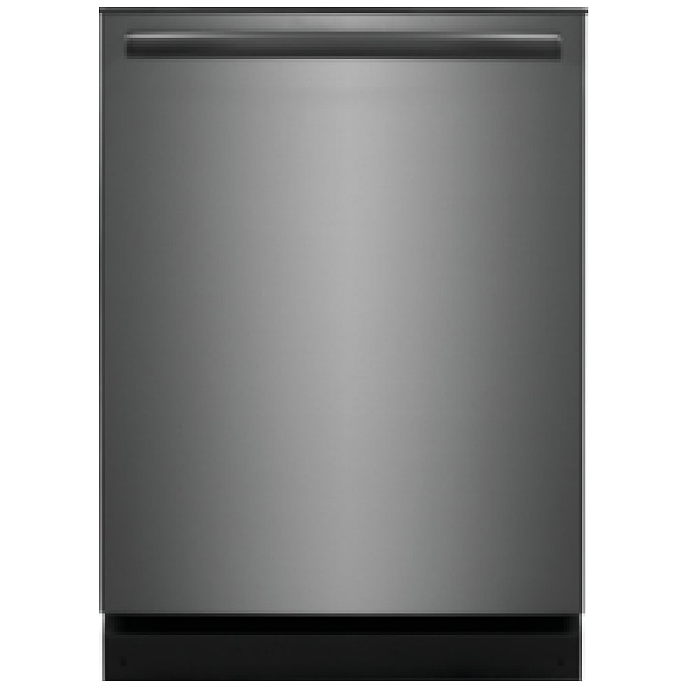 Frigidaire Gallery GDPH4515AD Dishwasher, 24 inch Exterior Width, 52 dB Decibel Level, Fully Integrated, Plastic Interior, 5 Wash Cycles, 14 Capacity (Place Settings), Hard Food Disposal, 2 Loading Racks, Black Stainless Steel colour