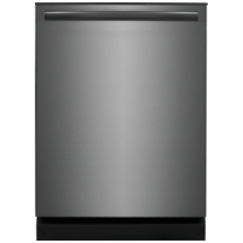 Frigidaire Gallery GDPH4515AD Dishwasher, 24 inch Exterior Width, 52 dB Decibel Level, Fully Integrated, Plastic Interior, 5 Wash Cycles, 14 Capacity (Place Settings), Hard Food Disposal, 2 Loading Racks, Black Stainless Steel colour