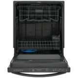 Frigidaire Gallery GDPH4515AD Dishwasher, 24 inch Exterior Width, 52 dB Decibel Level, Fully Integrated, Plastic Interior, 5 Wash Cycles, 14 Capacity (Place Settings), Hard Food Disposal, 2 Loading Racks, Black Stainless Steel colour