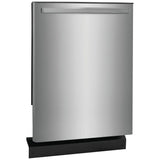 Frigidaire Gallery GDPH4515AF Dishwasher, 24 inch Exterior Width, 52 dB Decibel Level, Fully Integrated, Plastic Interior, 5 Wash Cycles, 14 Capacity (Place Settings), Hard Food Disposal, 2 Loading Racks, Stainless Steel colour