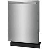 Frigidaire Gallery GDPH4515AF Dishwasher, 24 inch Exterior Width, 52 dB Decibel Level, Fully Integrated, Plastic Interior, 5 Wash Cycles, 14 Capacity (Place Settings), Hard Food Disposal, 2 Loading Racks, Stainless Steel colour