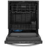 Frigidaire Gallery GDPH4515AF Dishwasher, 24 inch Exterior Width, 52 dB Decibel Level, Fully Integrated, Plastic Interior, 5 Wash Cycles, 14 Capacity (Place Settings), Hard Food Disposal, 2 Loading Racks, Stainless Steel colour