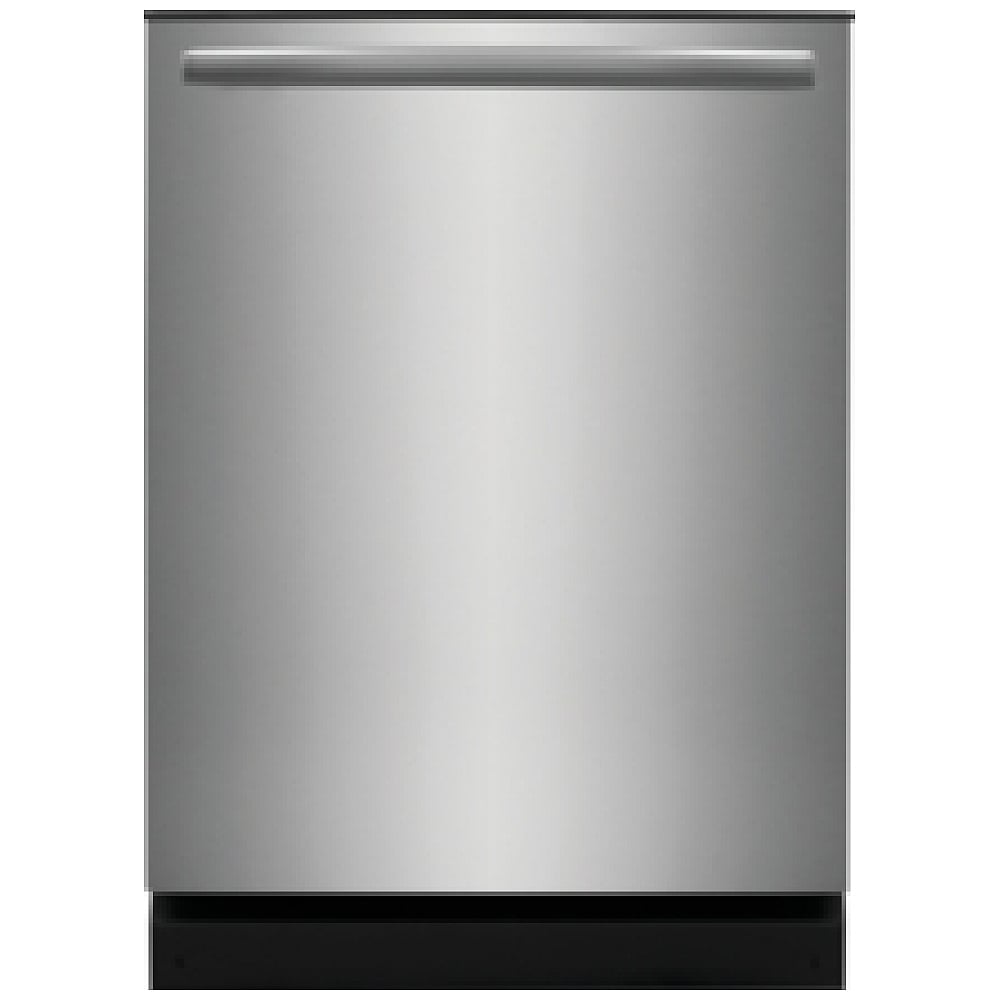 Frigidaire Gallery GDPH4515AF Dishwasher, 24 inch Exterior Width, 52 dB Decibel Level, Fully Integrated, Plastic Interior, 5 Wash Cycles, 14 Capacity (Place Settings), Hard Food Disposal, 2 Loading Racks, Stainless Steel colour