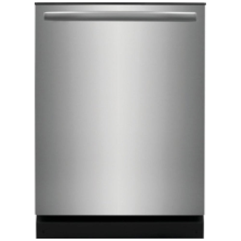 Frigidaire Gallery GDPH4515AF Dishwasher, 24 inch Exterior Width, 52 dB Decibel Level, Fully Integrated, Plastic Interior, 5 Wash Cycles, 14 Capacity (Place Settings), Hard Food Disposal, 2 Loading Racks, Stainless Steel colour