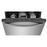 Frigidaire Gallery GDPH4515AF Dishwasher, 24 inch Exterior Width, 52 dB Decibel Level, Fully Integrated, Plastic Interior, 5 Wash Cycles, 14 Capacity (Place Settings), Hard Food Disposal, 2 Loading Racks, Stainless Steel colour