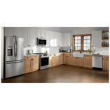 Frigidaire Gallery GDPH4525AF Dishwasher, 24 inch Exterior Width, 42 dB Decibel Level, Fully Integrated, Plastic Interior, 8 Wash Cycles, 14 Capacity (Place Settings), Hard Food Disposal, 2 Loading Racks, Stainless Steel colour