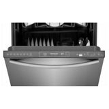 Frigidaire Gallery GDPH4525AF Dishwasher, 24 inch Exterior Width, 42 dB Decibel Level, Fully Integrated, Plastic Interior, 8 Wash Cycles, 14 Capacity (Place Settings), Hard Food Disposal, 2 Loading Racks, Stainless Steel colour
