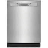 Frigidaire Gallery GDPP4515AF Dishwasher, 24 inch Exterior Width, 52 dB Decibel Level, Fully Integrated, Plastic Interior, 5 Wash Cycles, 14 Capacity (Place Settings), Hard Food Disposal, 2 Loading Racks, Stainless Steel colour