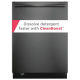 Frigidaire Gallery GDSH4715AD Dishwasher, 24 inch Exterior Width, 47 dB Decibel Level, Fully Integrated, Stainless Interior, 7 Wash Cycles, 14 Capacity (Place Settings), Hard Food Disposal, 3 Loading Racks, Black Stainless Steel colour