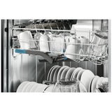 Frigidaire Gallery GDSH4715AD Dishwasher, 24 inch Exterior Width, 47 dB Decibel Level, Fully Integrated, Stainless Interior, 7 Wash Cycles, 14 Capacity (Place Settings), Hard Food Disposal, 3 Loading Racks, Black Stainless Steel colour