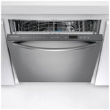 Frigidaire Gallery GDSH4715AF Dishwasher, 24 inch Exterior Width, 47 dB Decibel Level, Fully Integrated, Stainless Interior, 7 Wash Cycles, 14 Capacity (Place Settings), Hard Food Disposal, 3 Loading Racks, Stainless Steel colour