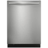 Frigidaire Gallery GDSH4715AF Dishwasher, 24 inch Exterior Width, 47 dB Decibel Level, Fully Integrated, Stainless Interior, 7 Wash Cycles, 14 Capacity (Place Settings), Hard Food Disposal, 3 Loading Racks, Stainless Steel colour