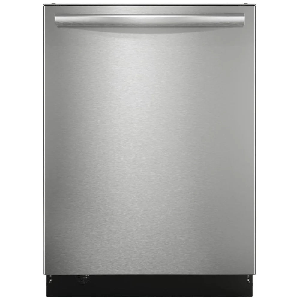 Frigidaire Gallery GDSH4735AF Dishwasher, 24 inch Exterior Width, 45 dB Decibel Level, Fully Integrated, Stainless Interior, 7 Wash Cycles, 14 Capacity (Place Settings), Hard Food Disposal, 3 Loading Racks, Stainless Steel colour