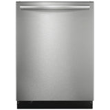 Frigidaire Gallery GDSH4735AF Dishwasher, 24 inch Exterior Width, 45 dB Decibel Level, Fully Integrated, Stainless Interior, 7 Wash Cycles, 14 Capacity (Place Settings), Hard Food Disposal, 3 Loading Racks, Stainless Steel colour