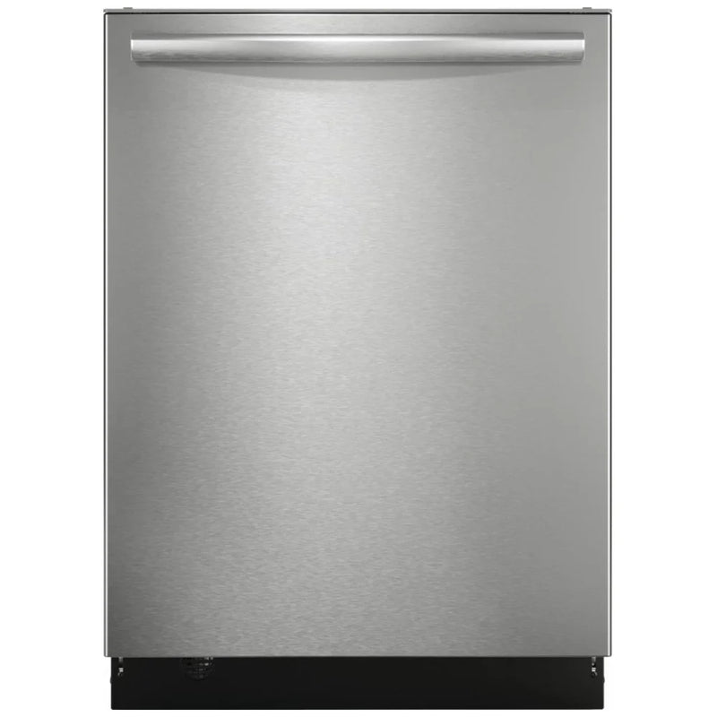 Frigidaire Gallery GDSH4735AF Dishwasher, 24 inch Exterior Width, 45 dB Decibel Level, Fully Integrated, Stainless Interior, 7 Wash Cycles, 14 Capacity (Place Settings), Hard Food Disposal, 3 Loading Racks, Stainless Steel colour