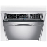 Frigidaire Gallery GDSP4715AF Dishwasher, 24 inch Exterior Width, 47 dB Decibel Level, Fully Integrated, Stainless Interior, 7 Wash Cycles, 14 Capacity (Place Settings), Hard Food Disposal, 3 Loading Racks, Stainless Steel colour