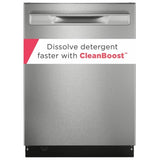 Frigidaire Gallery GDSP4715AF Dishwasher, 24 inch Exterior Width, 47 dB Decibel Level, Fully Integrated, Stainless Interior, 7 Wash Cycles, 14 Capacity (Place Settings), Hard Food Disposal, 3 Loading Racks, Stainless Steel colour