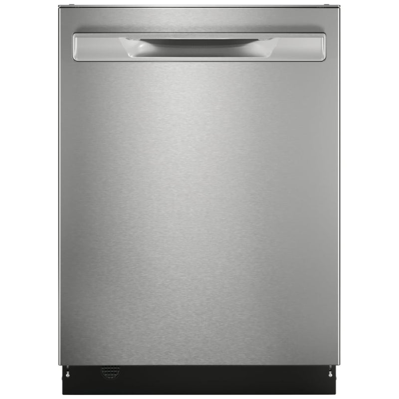 Frigidaire Gallery GDSP4715AF Dishwasher, 24 inch Exterior Width, 47 dB Decibel Level, Fully Integrated, Stainless Interior, 7 Wash Cycles, 14 Capacity (Place Settings), Hard Food Disposal, 3 Loading Racks, Stainless Steel colour