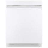 GE GDT225SGLWW Dishwasher, 24 inch Exterior Width, 51 dB Decibel Level, Fully Integrated, Stainless Interior, 3 Wash Cycles, 12 Capacity (Place Settings), Hard Food Disposal, 2 Loading Racks, Wifi Enabled, White colour