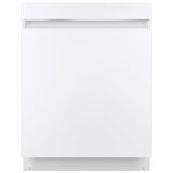 GE GDT225SGLWW Dishwasher, 24 inch Exterior Width, 51 dB Decibel Level, Fully Integrated, Stainless Interior, 3 Wash Cycles, 12 Capacity (Place Settings), Hard Food Disposal, 2 Loading Racks, Wifi Enabled, White colour