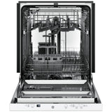 GE GDT225SGLWW Dishwasher, 24 inch Exterior Width, 51 dB Decibel Level, Fully Integrated, Stainless Interior, 3 Wash Cycles, 12 Capacity (Place Settings), Hard Food Disposal, 2 Loading Racks, Wifi Enabled, White colour