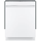 GE GDT225SGLWW Dishwasher, 24 inch Exterior Width, 51 dB Decibel Level, Fully Integrated, Stainless Interior, 3 Wash Cycles, 12 Capacity (Place Settings), Hard Food Disposal, 2 Loading Racks, Wifi Enabled, White colour