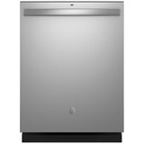 GE GDT635HSRSS Dishwasher, 24 inch Exterior Width, 50 dB Decibel Level, Fully Integrated, Plastic Interior, 5 Wash Cycles, 16 Capacity (Place Settings), Hard Food Disposal, 2 Loading Racks, Wifi Enabled, Stainless Steel colour