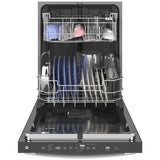GE GDT635HSRSS Dishwasher, 24 inch Exterior Width, 50 dB Decibel Level, Fully Integrated, Plastic Interior, 5 Wash Cycles, 16 Capacity (Place Settings), Hard Food Disposal, 2 Loading Racks, Wifi Enabled, Stainless Steel colour