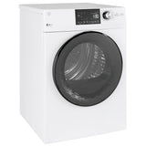GE GFD14JSINWW Electric Dryer, 4.1 cu. ft. Dryer Capacity, 13 Dry Cycles, 3 Temperature Settings, Vented, Stackable, White colour