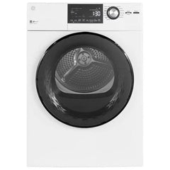 GE GFD14JSINWW Electric Dryer, 4.1 cu. ft. Dryer Capacity, 13 Dry Cycles, 3 Temperature Settings, Vented, Stackable, White colour