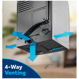 GE GFD35ESMYWW Electric Dryer, 7.8 cu. ft. Dryer Capacity, 8 Dry Cycles, 4 Temperature Settings, Vented, Stackable, Wifi Enabled, White colour