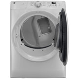 GE GFD35ESMYWW Electric Dryer, 7.8 cu. ft. Dryer Capacity, 8 Dry Cycles, 4 Temperature Settings, Vented, Stackable, Wifi Enabled, White colour