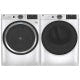 GE Washer GFW550SMNWW & Electric Dryer GFD55ESMNWW & Stacking Kit GFA28KITN