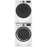 GE GFD55ESMNWW Electric Dryer, 7.8 cu. ft. Dryer Capacity, 10 Dry Cycles, 5 Temperature Settings, Vented, Stackable, Wifi Enabled, White colour