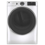 GE GFD55ESMNWW Electric Dryer, 7.8 cu. ft. Dryer Capacity, 10 Dry Cycles, 5 Temperature Settings, Vented, Stackable, Wifi Enabled, White colour
