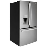 GE GFE26JYMFS French Door Refrigerator, 36 inch Width, 25.6 cu. ft. Capacity, Water Dispenser (Exterior), Ice Dispenser (Thru Door), ENERGY STAR Certified, Stainless Steel colour