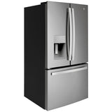 GE GFE26JYMFS French Door Refrigerator, 36 inch Width, 25.6 cu. ft. Capacity, Water Dispenser (Exterior), Ice Dispenser (Thru Door), ENERGY STAR Certified, Stainless Steel colour