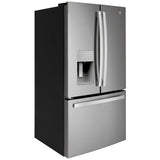 GE GFE26JYMFS French Door Refrigerator, 36 inch Width, 25.6 cu. ft. Capacity, Water Dispenser (Exterior), Ice Dispenser (Thru Door), ENERGY STAR Certified, Stainless Steel colour