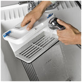 GE GFT14JSIMWW Electric Dryer, 4.1 cu. ft. Dryer Capacity, 13 Dry Cycles, 3 Temperature Settings, Ventless - Condensing, Stackable, White colour