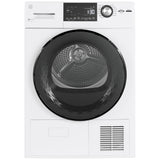 GE GFT14JSIMWW Electric Dryer, 4.1 cu. ft. Dryer Capacity, 13 Dry Cycles, 3 Temperature Settings, Ventless - Condensing, Stackable, White colour